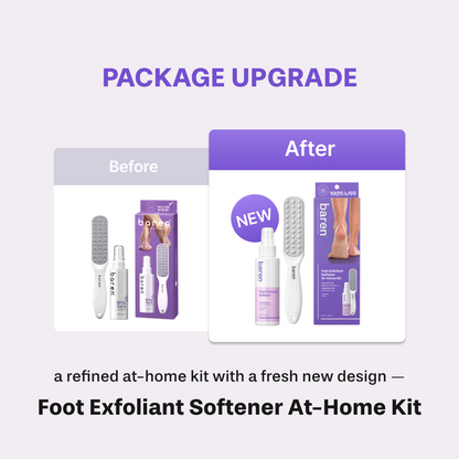 BAREN - Callus Remover Kit for Feet: Foot File & Peeling Foot Spray 100ml