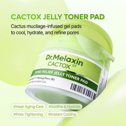 DR MELAXIN - Cactox Pore Relief Jelly Toner Pad 170ml (60pads)