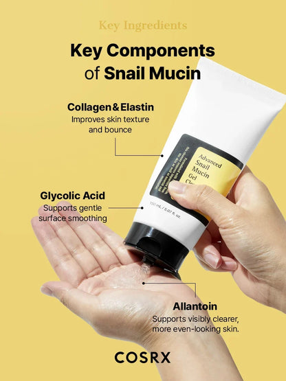 COSRX - Advanced Snail Mucin Gel Cleanser