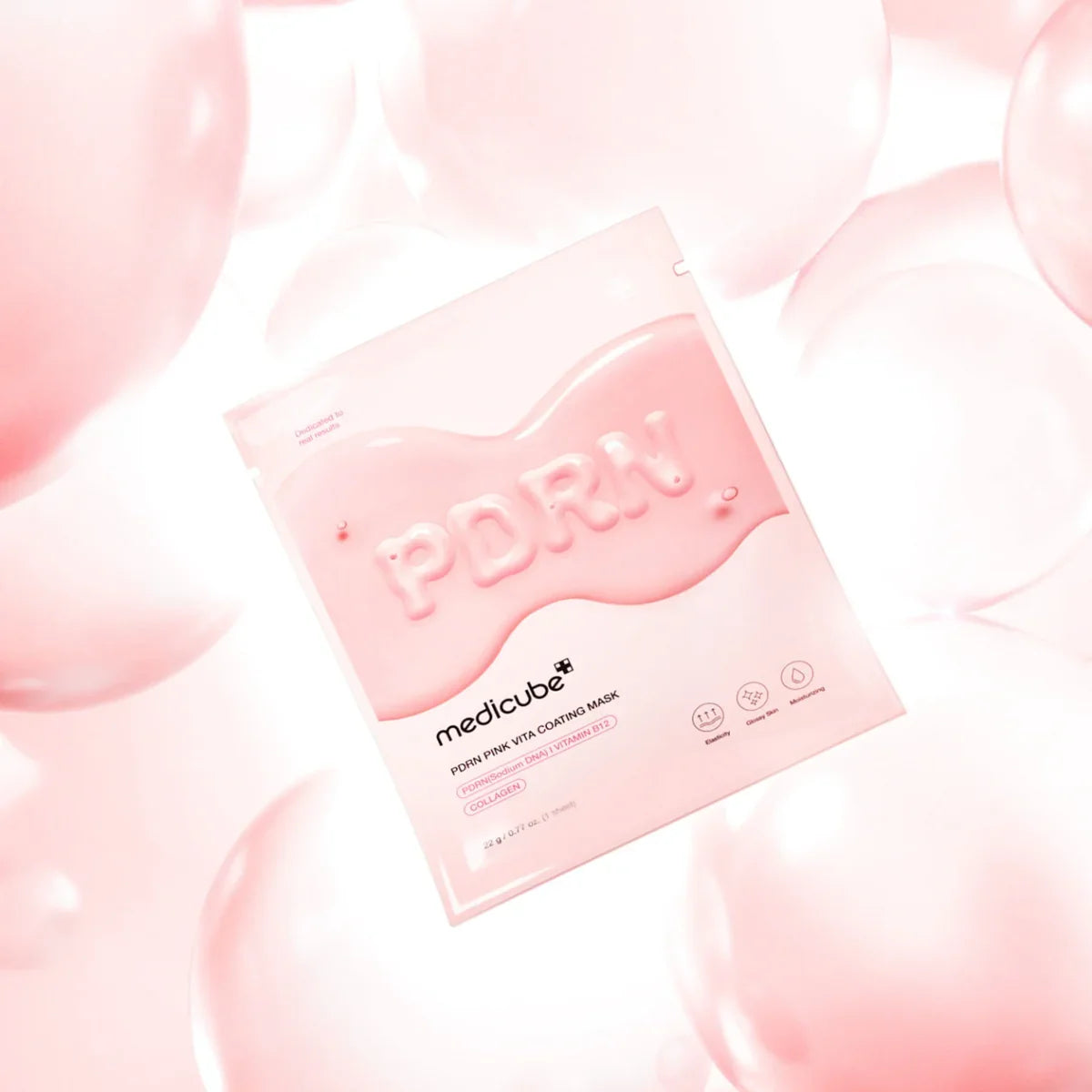 MEDICUBE PDRN Pink Vita Coating Mask – 22 g / Single