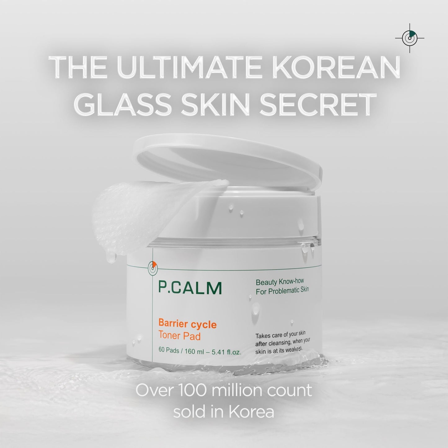 P.CALM - Barrier cycle Toner Pad 160ml (60EA)