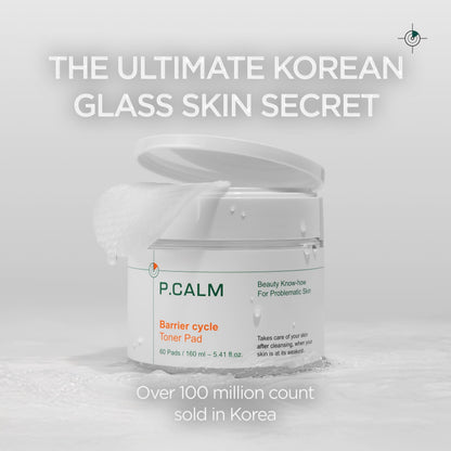 P.CALM - Barrier cycle Toner Pad 160ml (60EA)