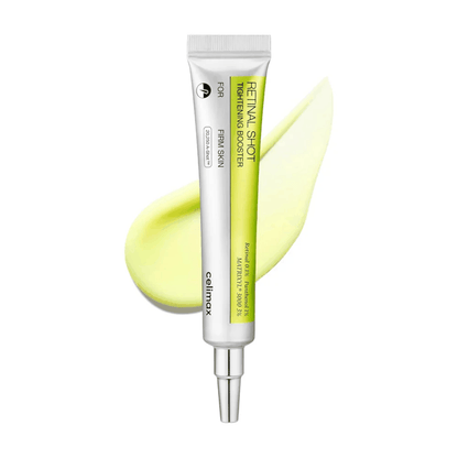 Celimax Retinal Shot Tightening Booster 15ml bottle for firming and pore tightening skincare