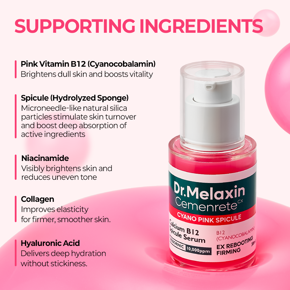 DR MELAXIN - Cemenrete Cyano Pink Spicule Serum 30ml