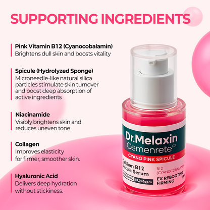 DR MELAXIN - Cemenrete Cyano Pink Spicule Serum 30ml