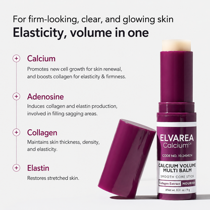ELVAREA Calcium Collagen Multi Balm | Anti-Aging Face Stick