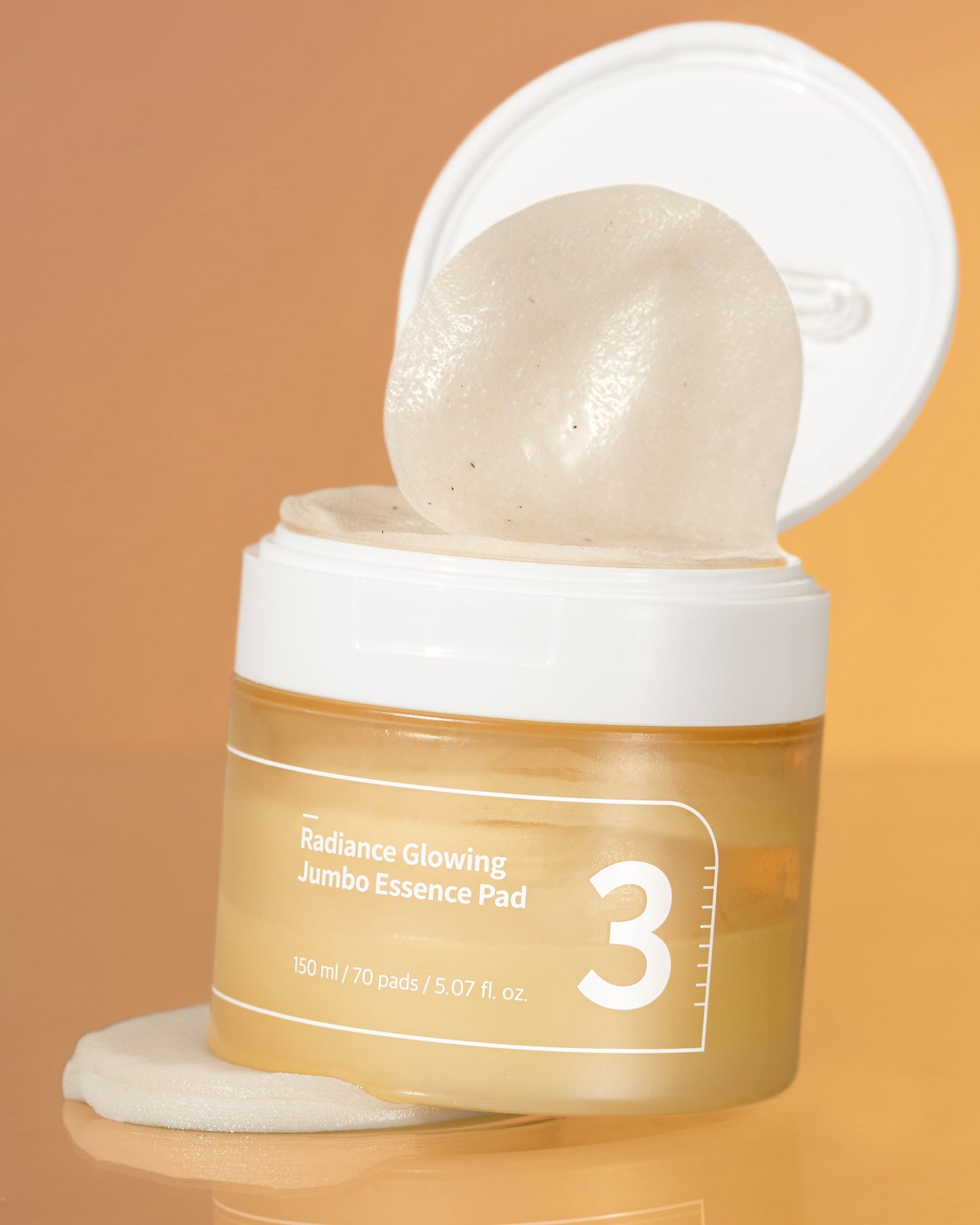 numbuzin No.3 Radiance Glowing Jumbo Essence Pad 150ml / 70 Pads