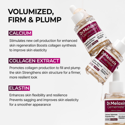 DR MELAXIN - Cemenrete Calcium Intense Ampoule Plus 30ml