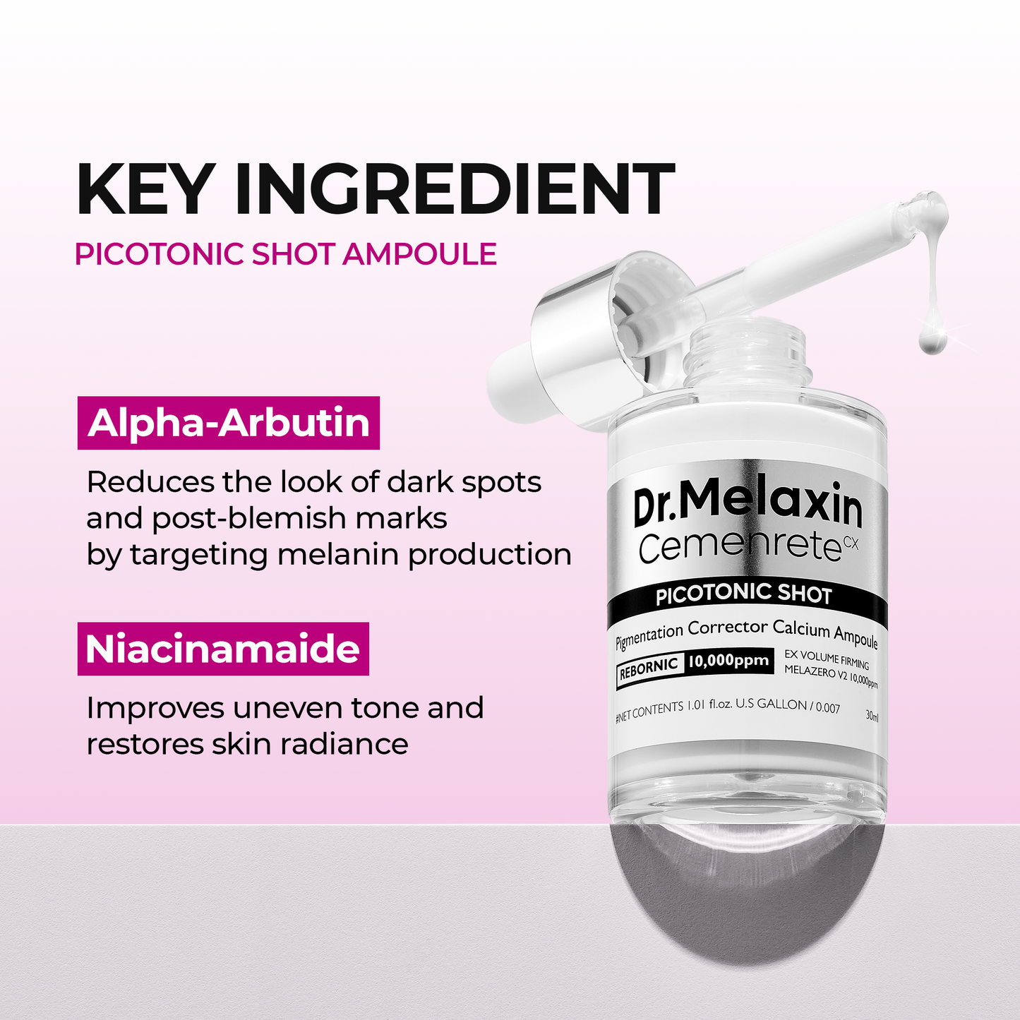 DR MELAXIN - Cemenrete Picotonic Shot Serum 30ml