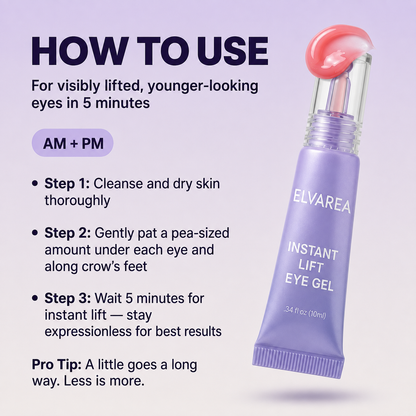 ELVAREA Instant Eye Lift Gel | Firming & Brightening Formula