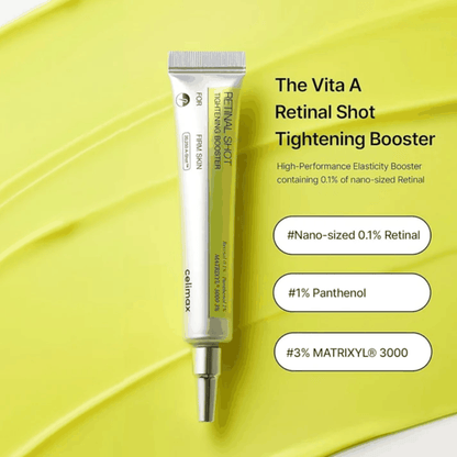 Celimax Retinal Shot Tightening Booster 15ml bottle for firming and pore tightening