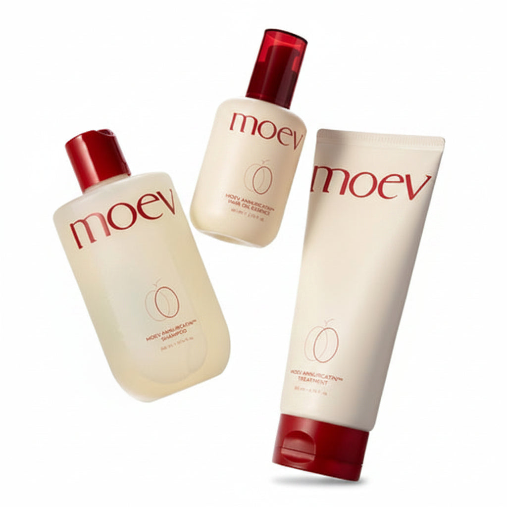 MOEV ANNURCATIN™ Gift Set (Shampoo + Treatment + Hair Oil Essence) 3pc