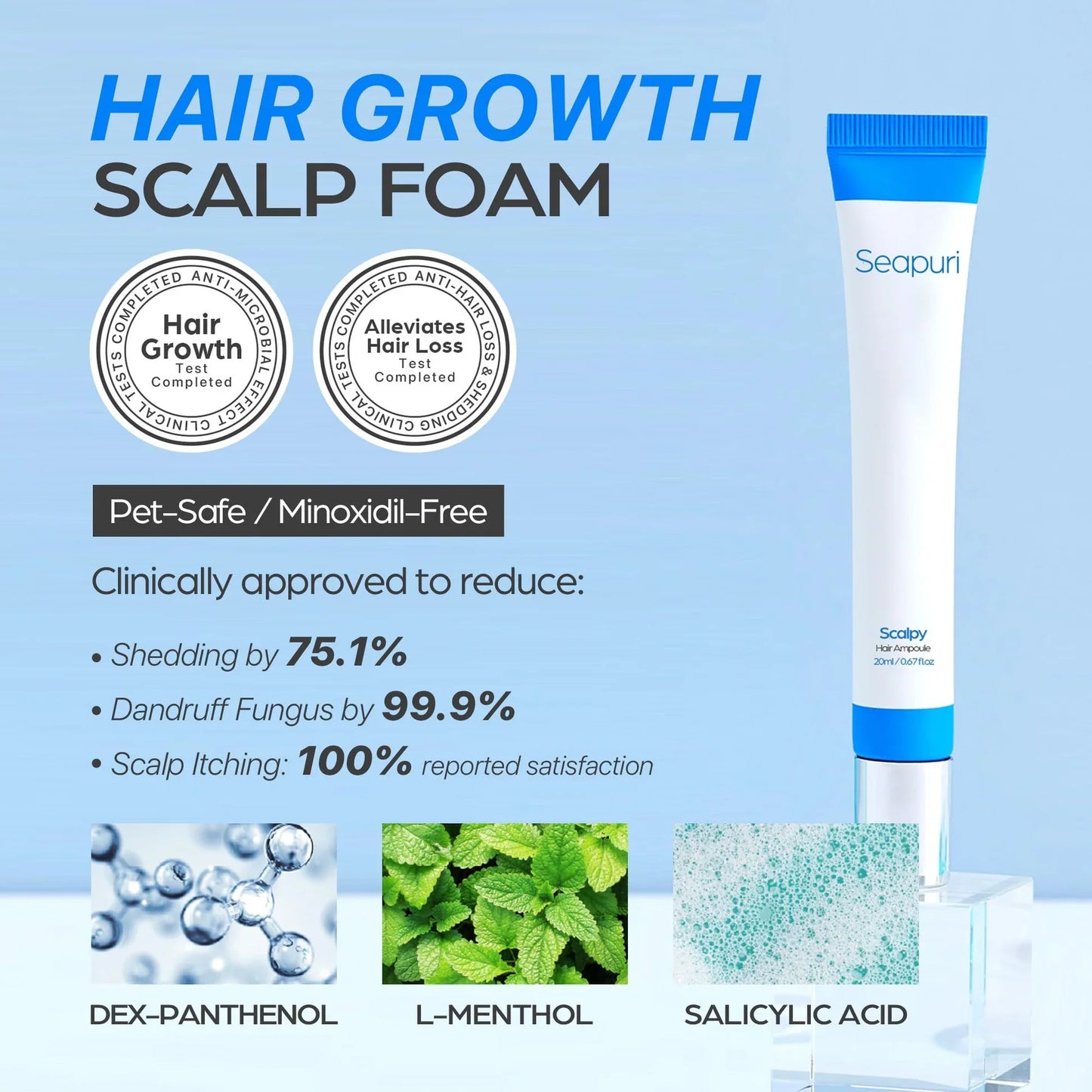 SEAPURI - Scalpy Hair Serum 20ml
