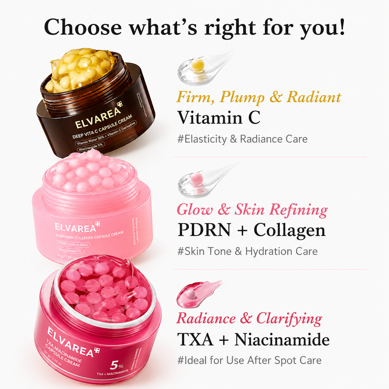ELVAREA PDRN Pink Collagen Capsule Cream
