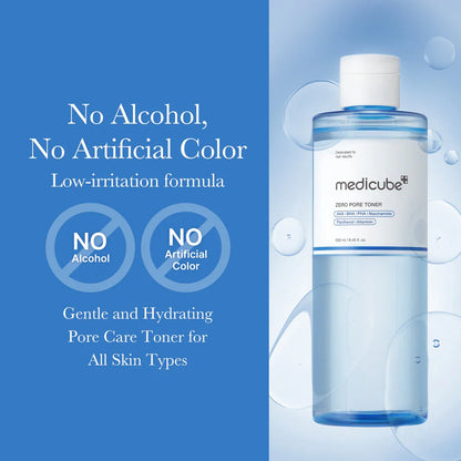 MEDICUBE Zero Pore Toner – 250 ml