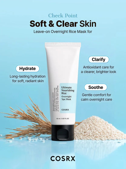 COSRX - Ultimate Nourishing Rice Overnight Mask 60ml