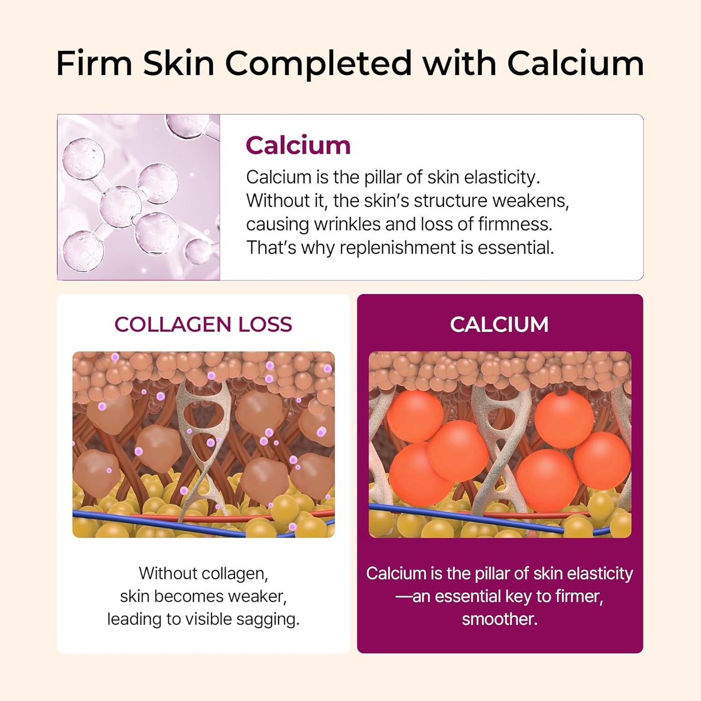 ELVAREA Calcium Collagen Multi Balm | Anti-Aging Face Stick