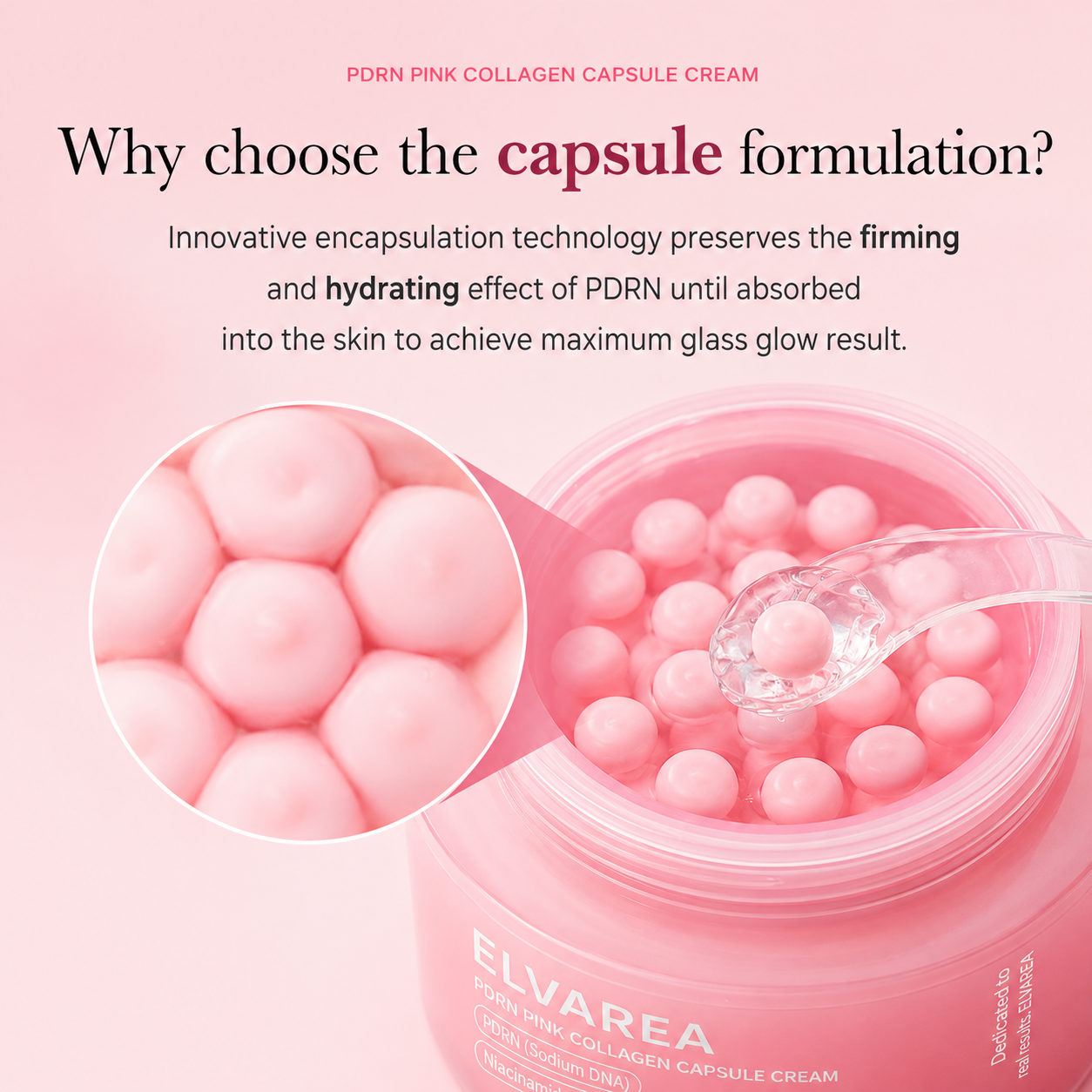 ELVAREA PDRN Pink Collagen Capsule Cream