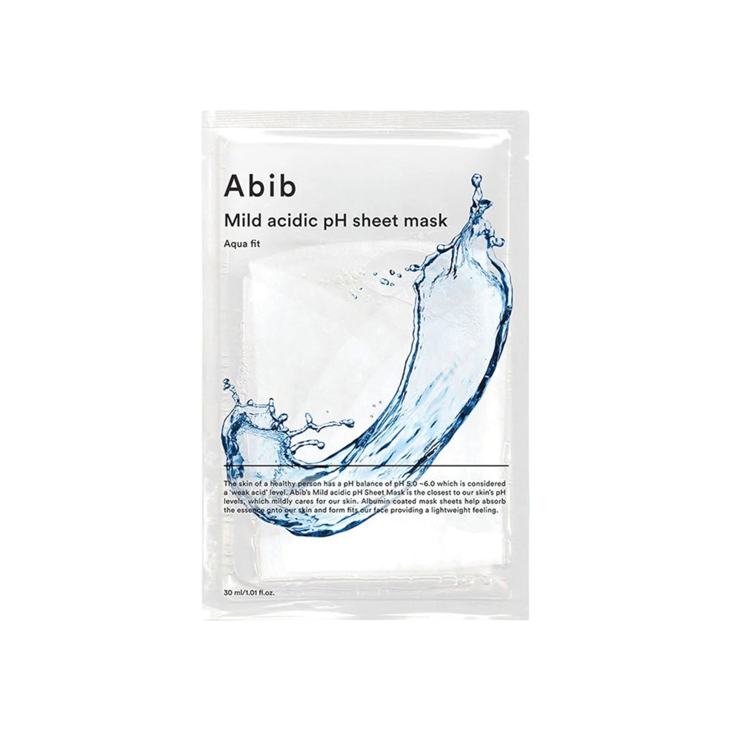 Abib - Mild Acidic pH Sheet Mask Aqua Fit 30ml