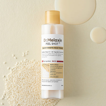 DR MELAXIN - Peel Shot Glow White Rice Toner 200ml
