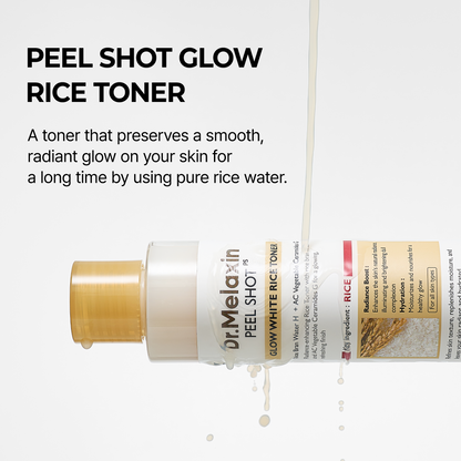 DR MELAXIN - Peel Shot Glow White Rice Toner 200ml