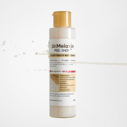 DR MELAXIN - Peel Shot Glow White Rice Toner 200ml