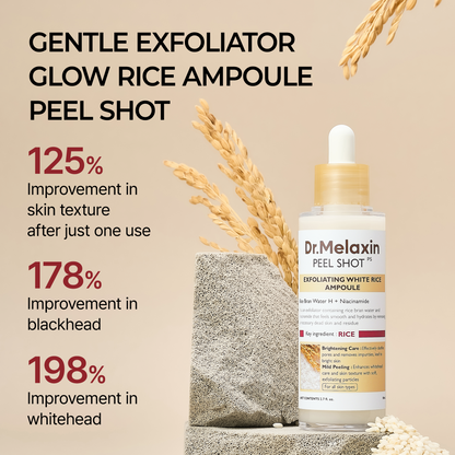 DR MELAXIN - Peel Shot Exfoliating White Rice Ampoule 80ml