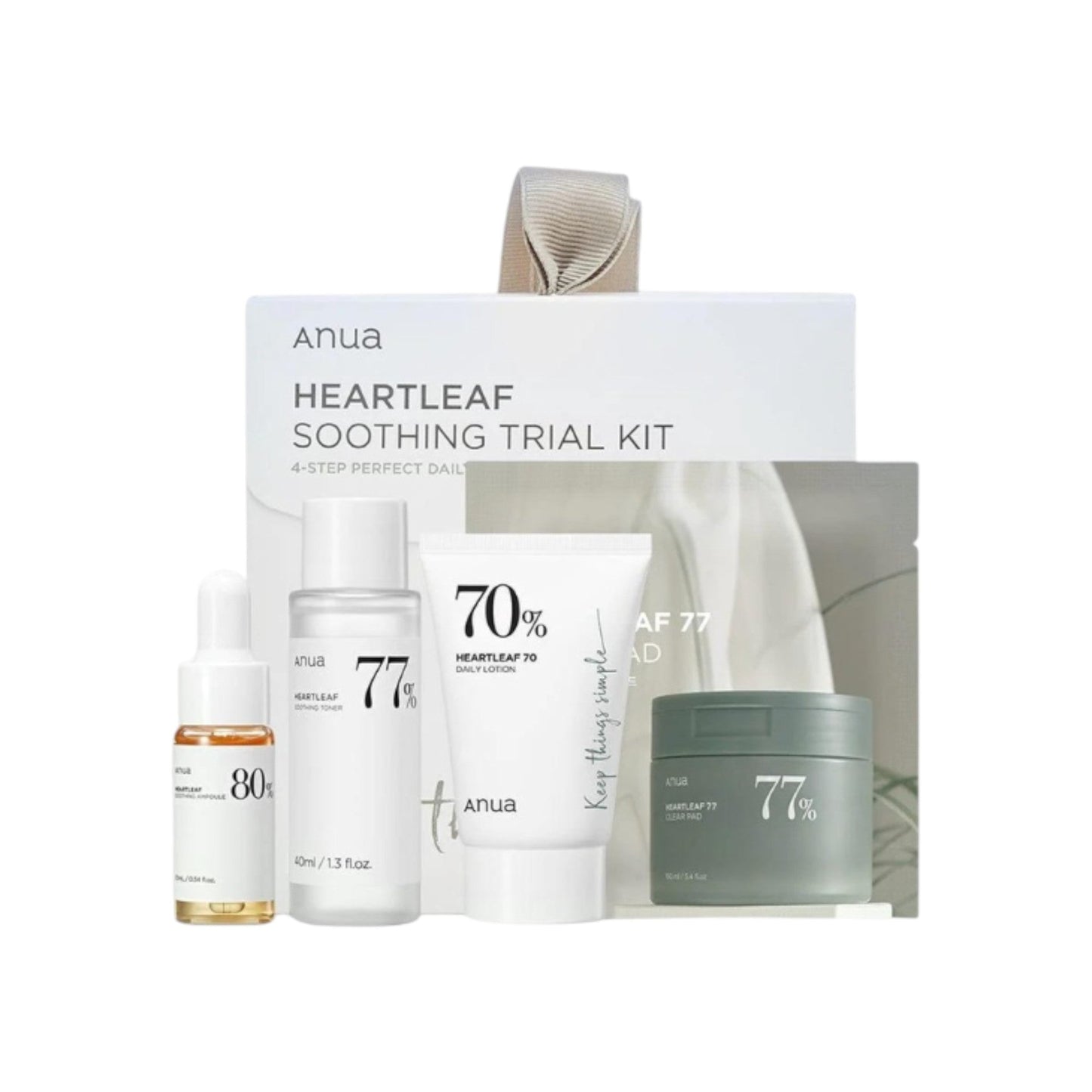 ANUA Heartleaf Soothing Trial Kit - 4 components