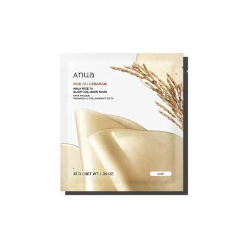 ANUA - Rice 70 Glow Collagen Mask 38g x 4 Mask