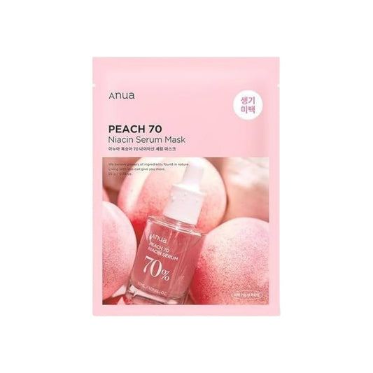 ANUA Peach 70 Niacin Serum Mask 25ml x 1 Mask