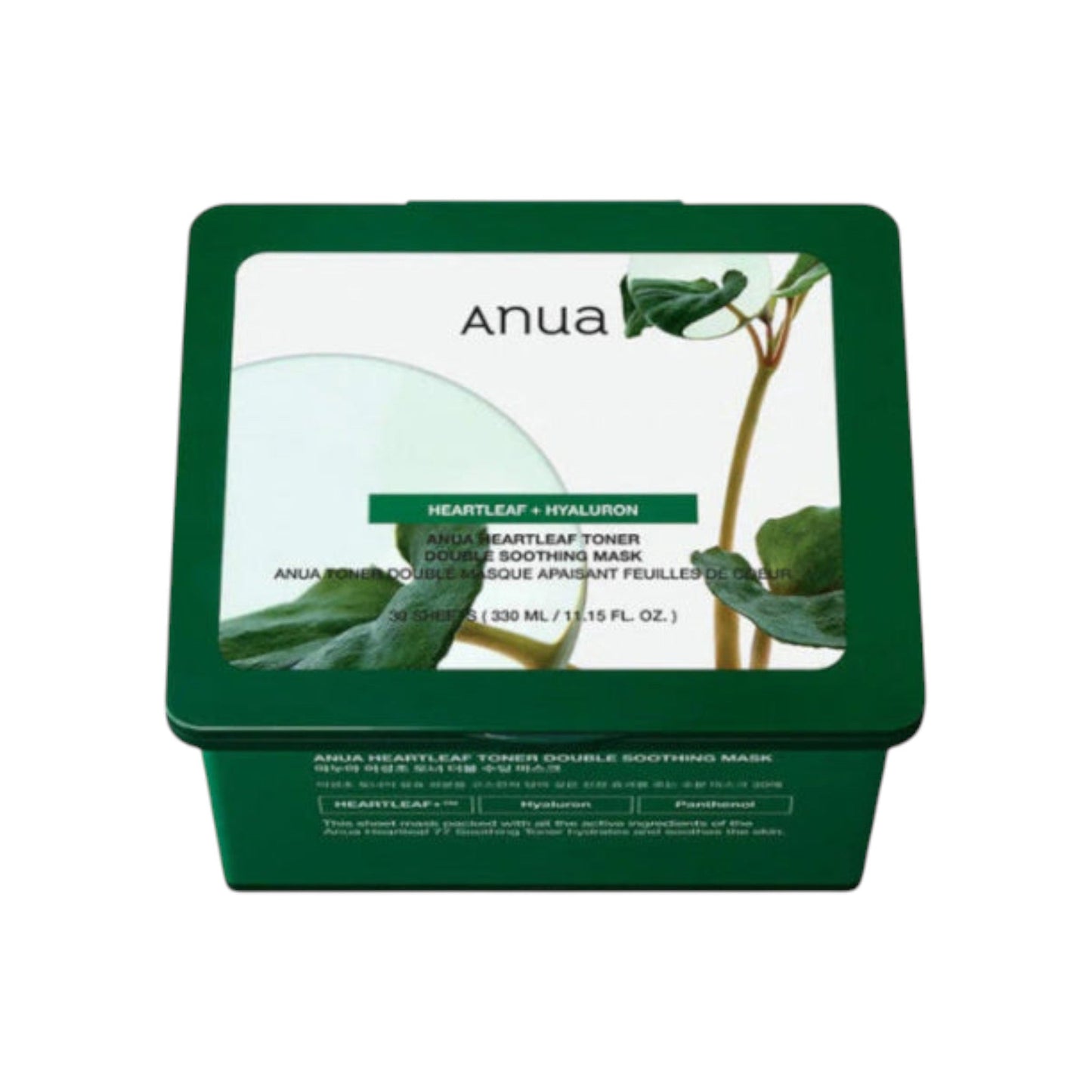 ANUA Heartleaf Toner Double Soothing Mask 330ml / 30pcs