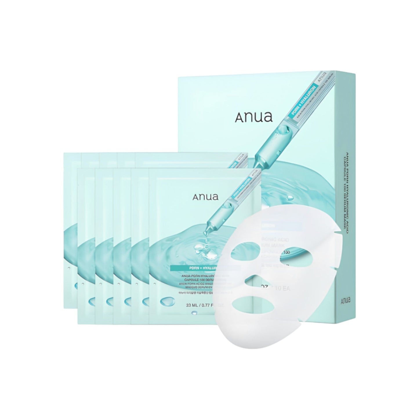 ANUA PDRN Hyaluronic Acid Capsule 100 Serum Mask 23mlx10ea