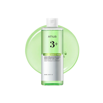 ANUA - Azelaic Acid + Cica Skin Clarifying Toner 250ml