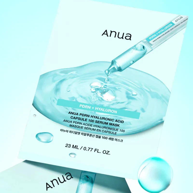 ANUA PDRN Hyaluronic Acid Capsule 100 Serum Mask 23mlx10ea