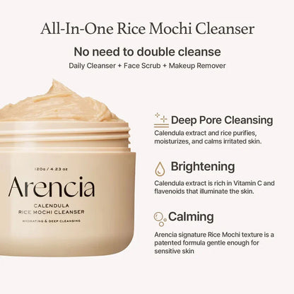 ARENCIA - Calendula Rice Mochi Cleanser 120g
