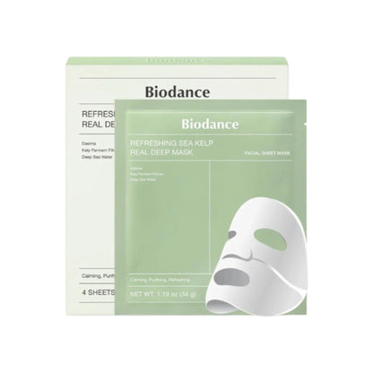 BIODANCE - Refreshing Sea Kelp Real Deep Mask 34g x 4 Mask / Box