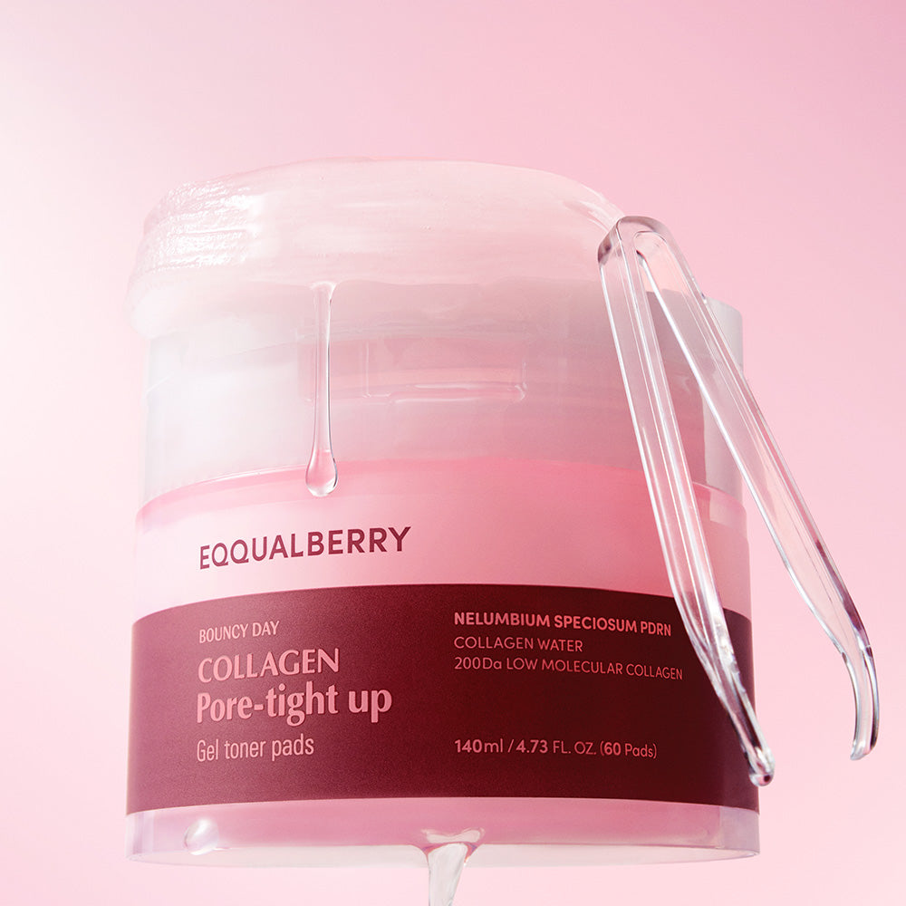 Eqqualberry - Collagen Pore-Tight Up Gel Toner Pad 60 Pads