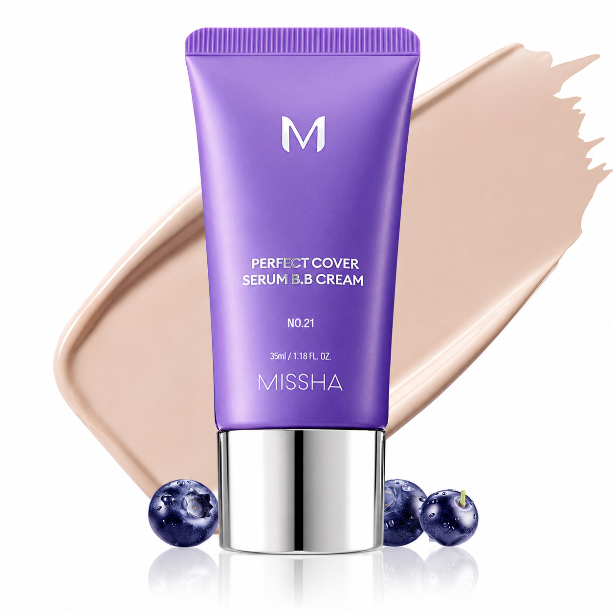 MISSHA - M Perfect Cover Serum BB Cream No.21 Light Beige 50ml
