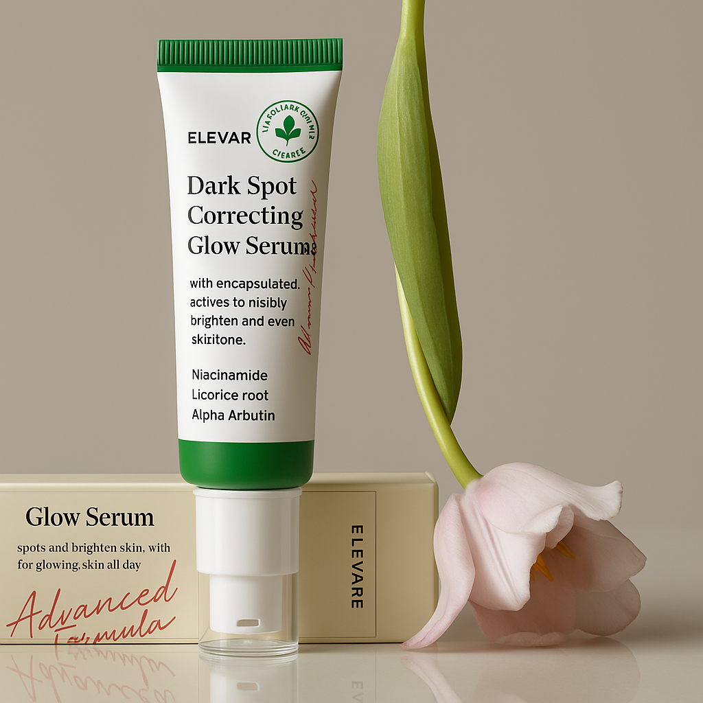 Dark spot correcting glow serum