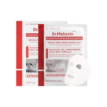 DR MELAXIN - TX-Astaxanthin Brightening Serum Mask 25gX5ea