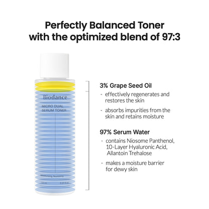 Biodance - Micro Dual Serum Toner 150ml