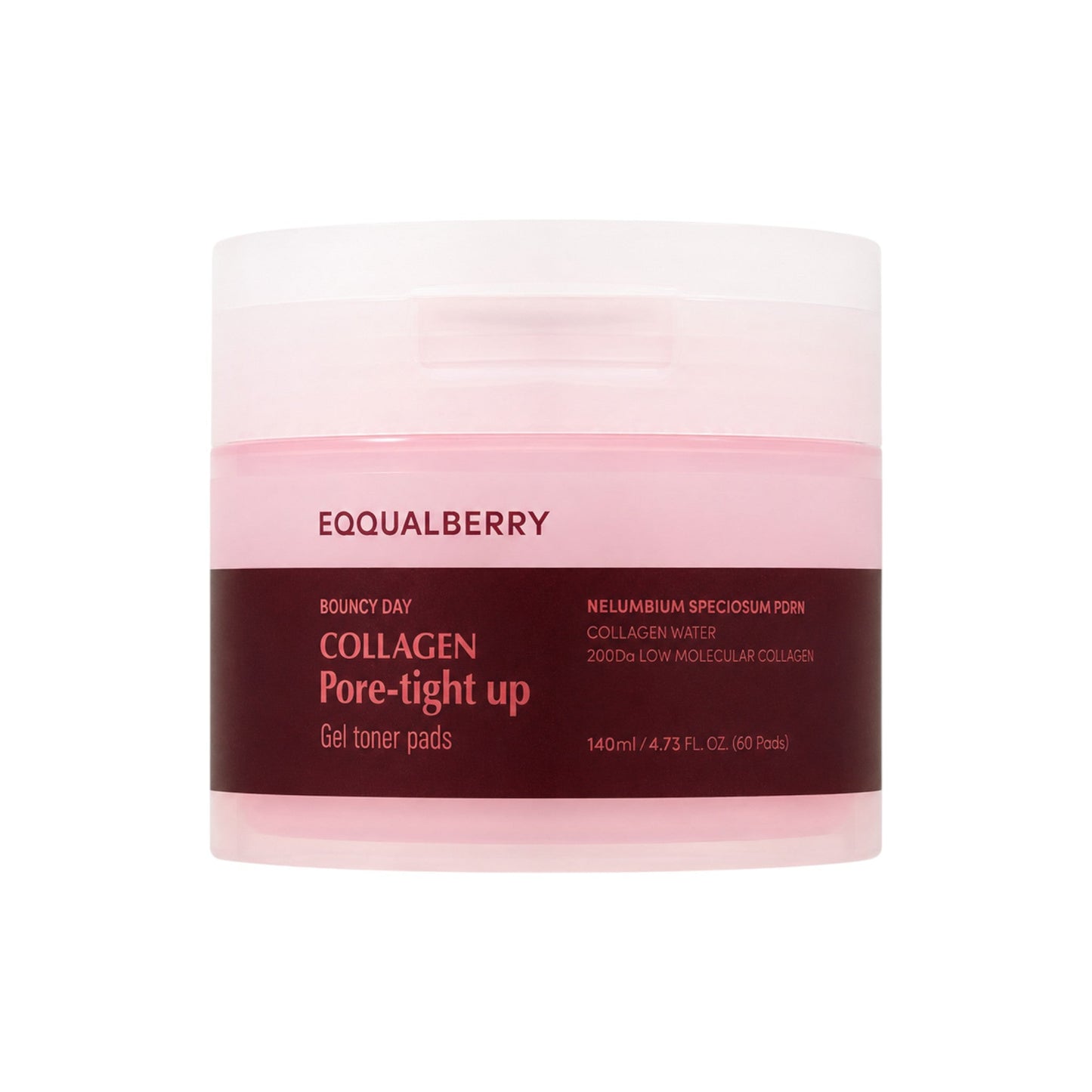 Eqqualberry - Collagen Pore-Tight Up Gel Toner Pad 60 Pads