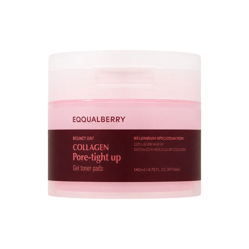 Eqqualberry - Collagen Pore-Tight Up Gel Toner Pad 60 Pads