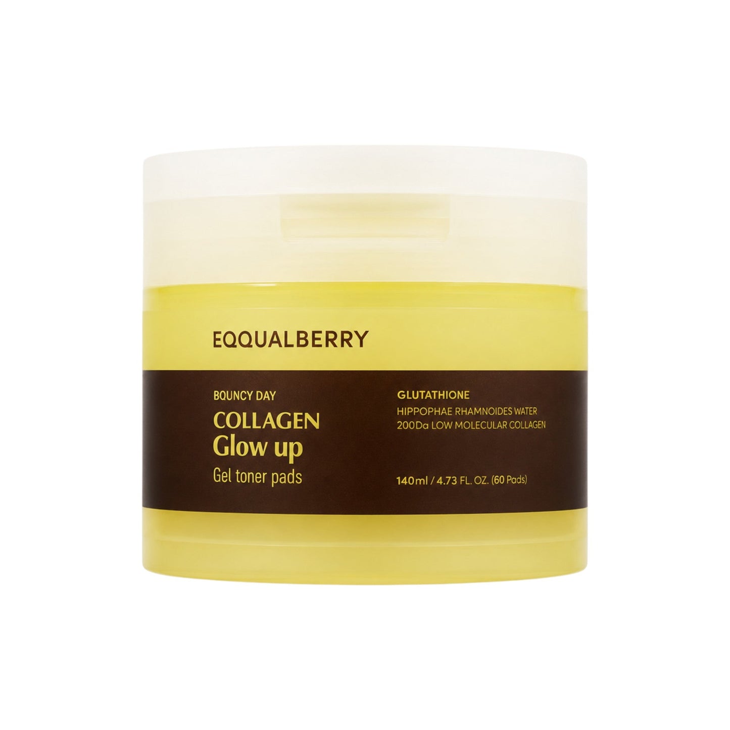 Eqqualberry - Collagen Glow Up Gel Toner Pad 60 Pads