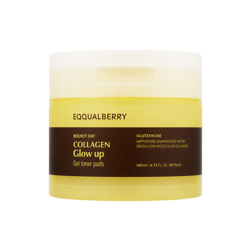 Eqqualberry - Collagen Glow Up Gel Toner Pad 60 Pads