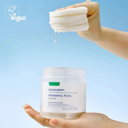 EQQUALBERRY – Swimming Pool Toner Pads 220ml / 70 Pads