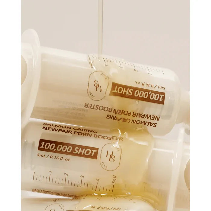 HEVEBLUE - Salmon Caring Centella New Pair PDRN Booster 100,000 Shot Essence