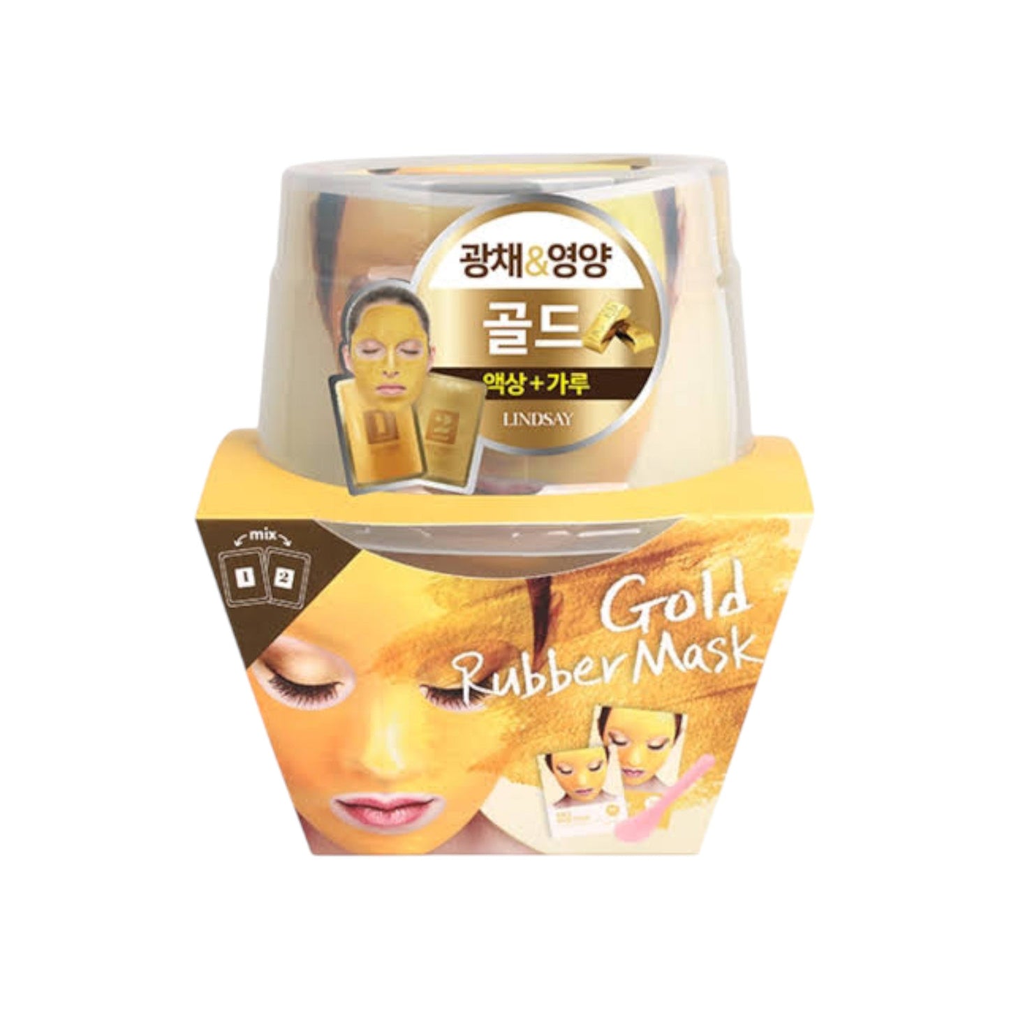 LINDSAY - Luxury Mask Cup Gold 65g+6.5g