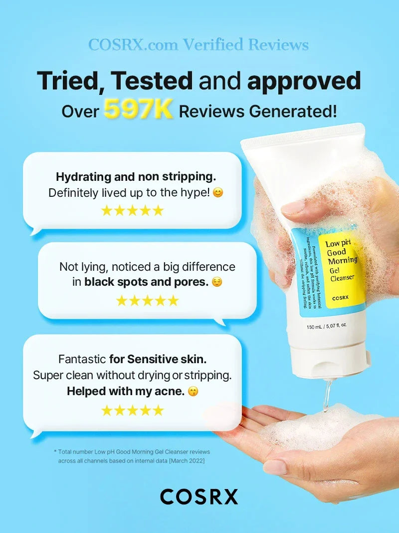COSRX - Low pH Good Morning Gel Cleanser