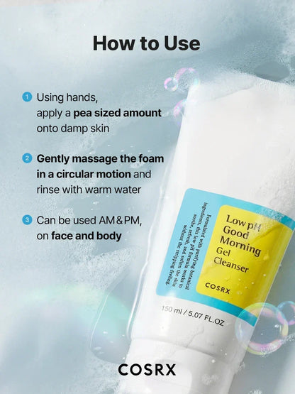 COSRX - Low pH Good Morning Gel Cleanser